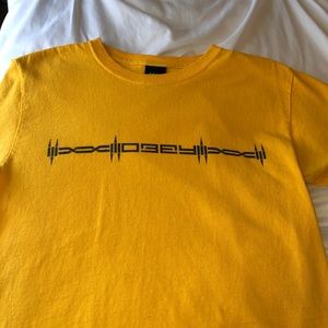 Yellow Obey shirt